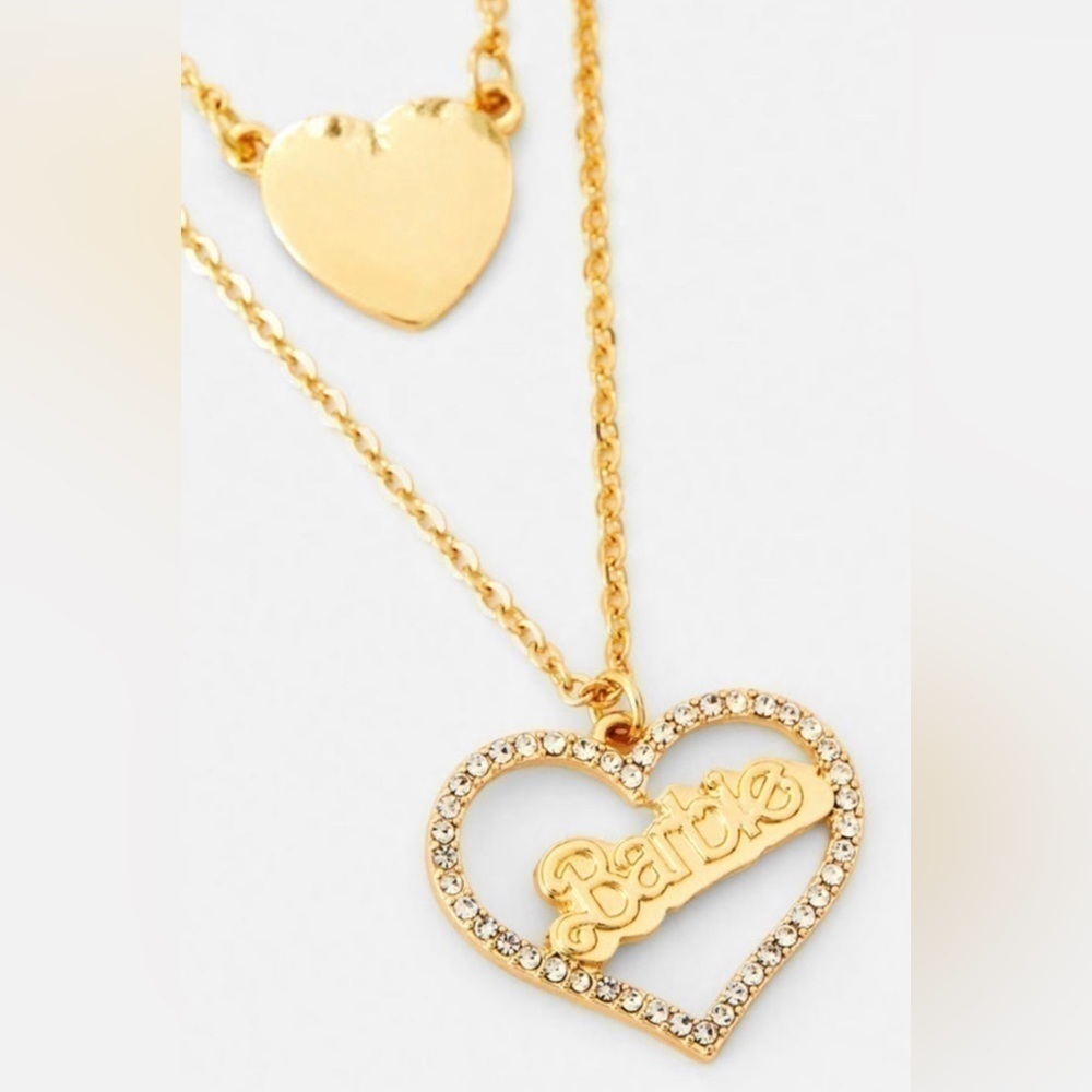 BARBIE The Movie Layered Heart Necklace